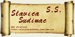 Slavica Sudimac vizit kartica